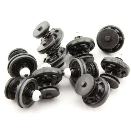 Ensemble de 10 clips de garniture de panneau de porte - Pièces d'origine Audi 10x6Q0868243 Ensemble de 10 clips de garniture de panneau de porte - Pièces d'origine Audi 10x6Q0868243