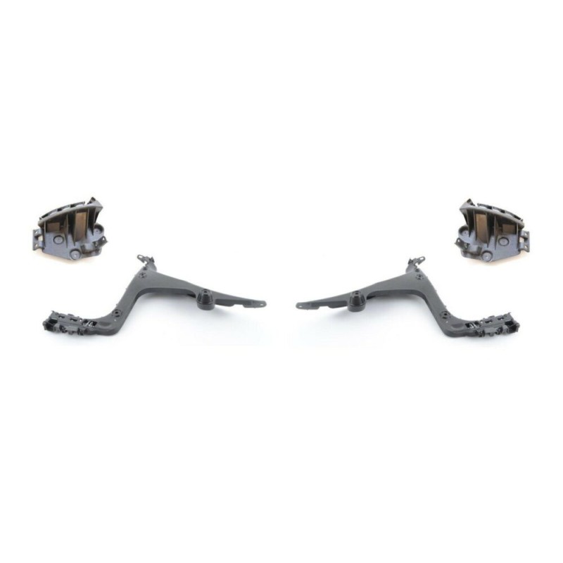 Support de pare-chocs arrière de porte gauche et droite - Ensemble de 4 pièces - Pièces d'origine Audi 8P4807377B