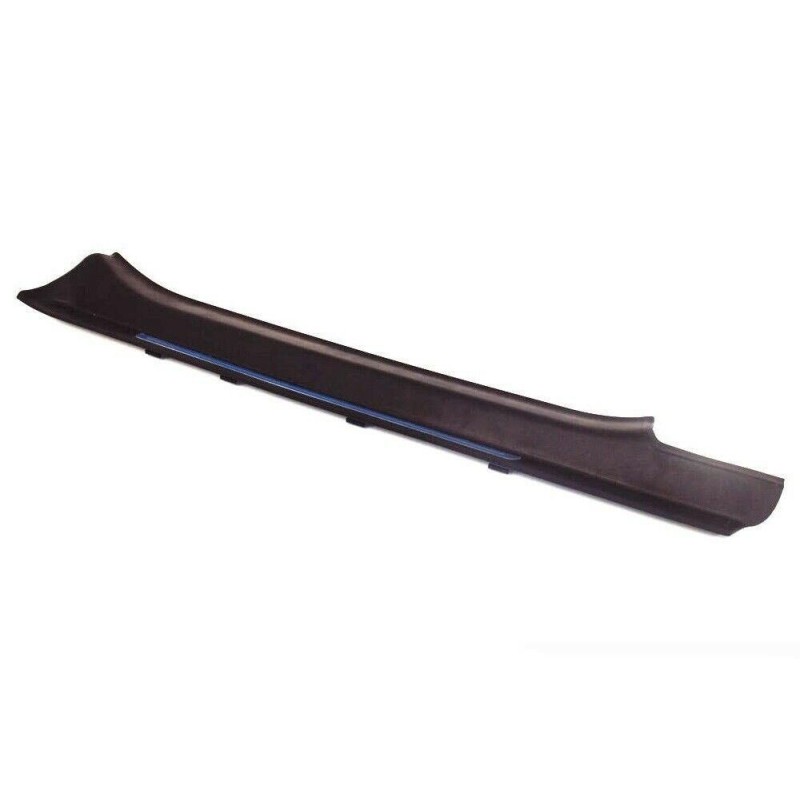 Garniture de couverture intérieure de seuil de porte en noir satiné côté droit coté passager - Pièces d'origine Audi 8J0853492A0