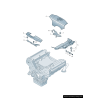 Couvercle de compartiment moteur gauche coté conducteur - Pièces d'origine Audi 8E0103927F Couvercle de compartiment moteur gauche coté conducteur - Pièces d'origine Audi 8E0103927F