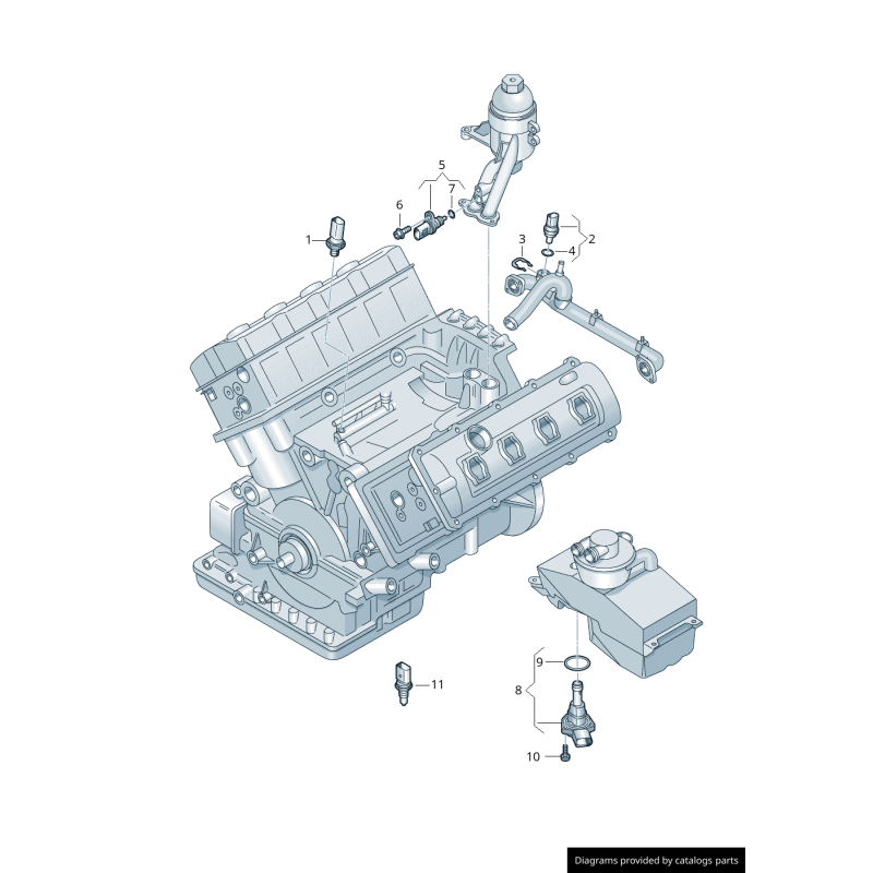 Capteur de niveau d'huile moteur - Pièces d'origine Audi 420907660
