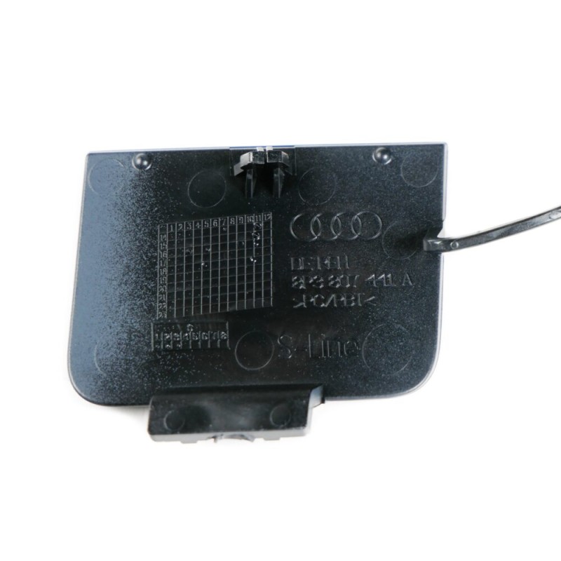 Cache de crochet de remorquage arrière de pare-chocs de lifting - Pièces d'origine Audi 8P3807441AGRU