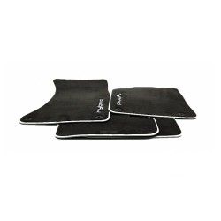 Tapis de sol en textile noir avant et arrière Lhd - Pièces d'origine Audi 8R1061271MNO