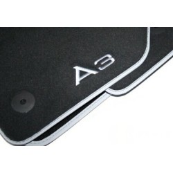 Tapis de sol en textile noir avant et arrière Lhd - Pièces d'origine Audi 8V1061272BMNO