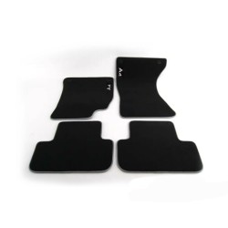 Tapis de sol en textile noir premium avant et arrière Lhd - Pièces d'origine Audi 8K1061270MNO
