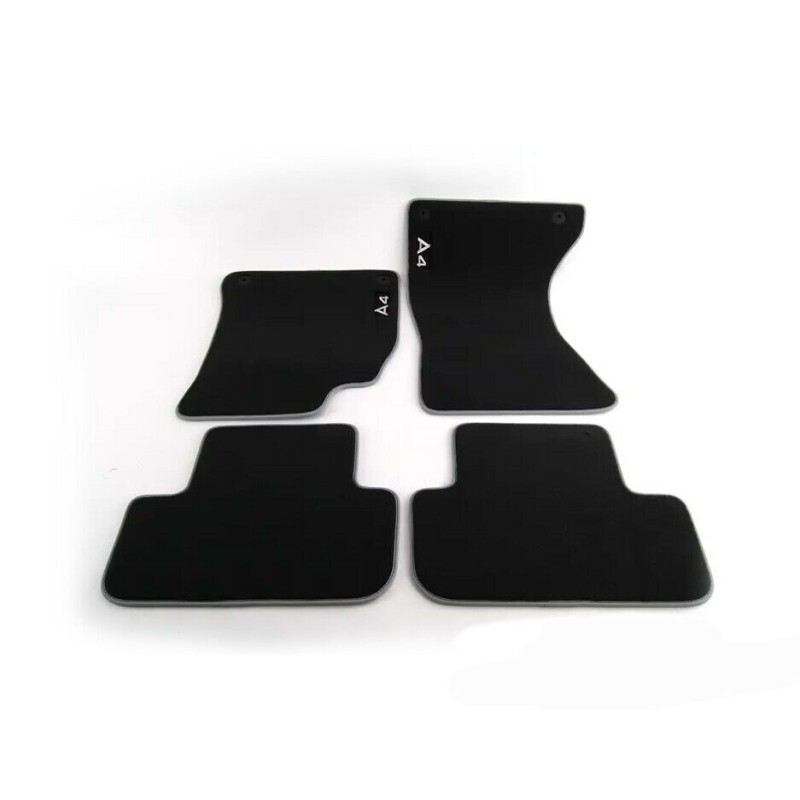 Tapis de sol en textile noir premium avant et arrière Lhd - Pièces d'origine Audi 8K1061270MNO