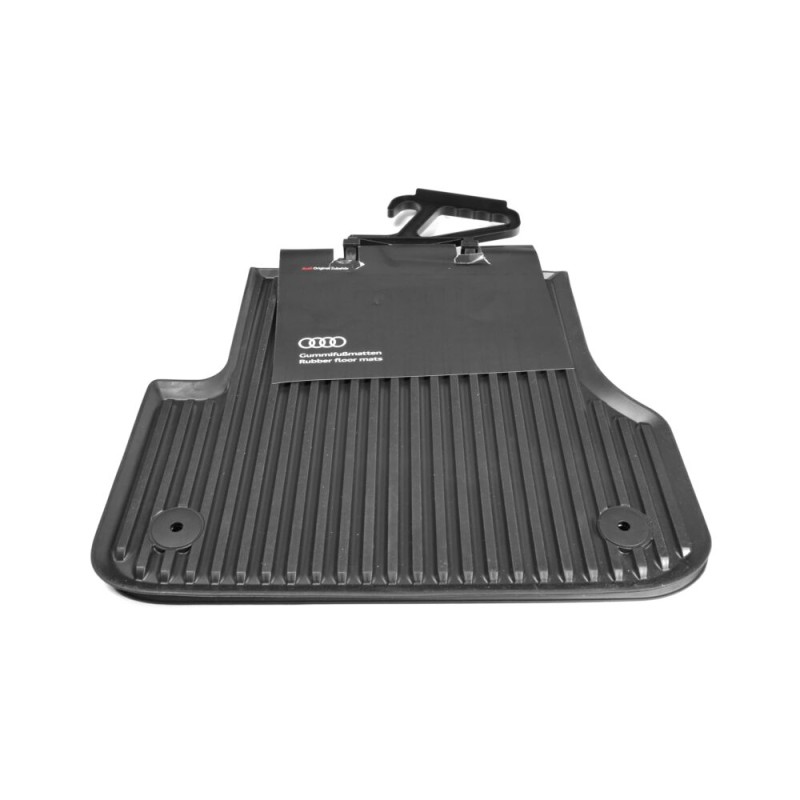 Tapis de sol en caoutchouc avant et arrière pour conduite à droite, ensemble de 4 pièces - Pièces d'origine Audi 4G006151104