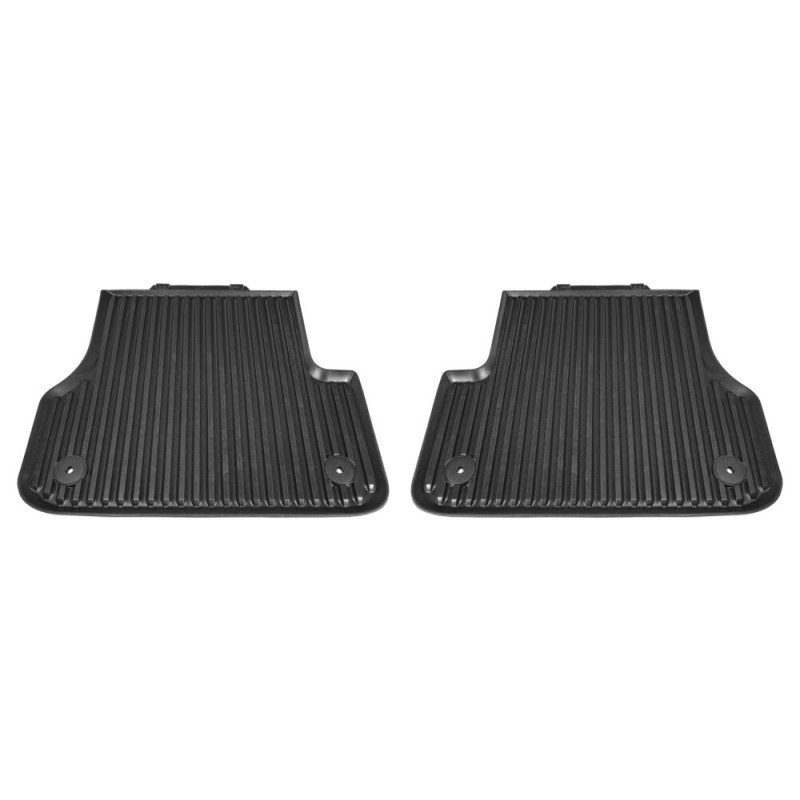 Tapis de sol en caoutchouc avant et arrière pour conduite à droite, ensemble de 4 pièces - Pièces d'origine Audi 4G006151104