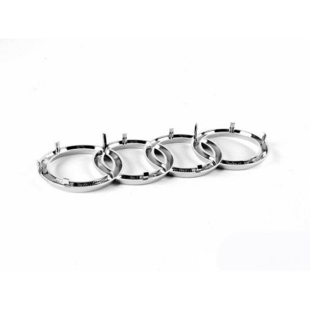 Emblème de calandre d'anneau de badge avant - Pièces d'origine Audi 8T08536052ZZ Emblème de calandre d'anneau de badge avant - Pièces d'origine Audi 8T08536052ZZ