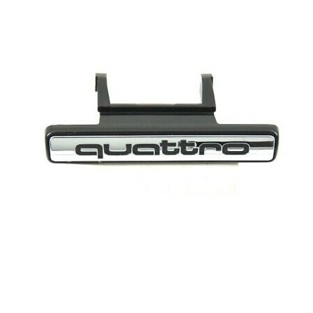 Emblème d'insigne Quattro noir brillant avant - Pièces d'origine Audi 8U0853736T94 Emblème d'insigne Quattro noir brillant avant - Pièces d'origine Audi 8U0853736T94