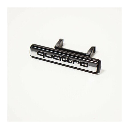 Emblème d'insigne Quattro noir brillant avant - Pièces d'origine Audi 8U0853736T94 Emblème d'insigne Quattro noir brillant avant - Pièces d'origine Audi 8U0853736T94