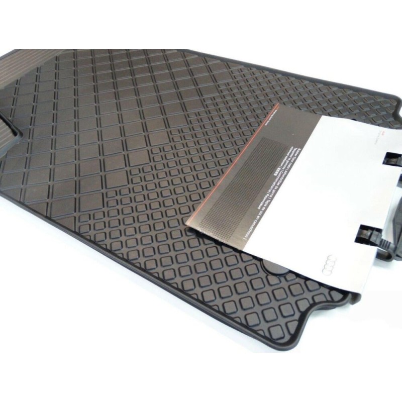 Tapis de sol en caoutchouc noir avant LHD - Pièces d'origine Audi 8Z1061501041