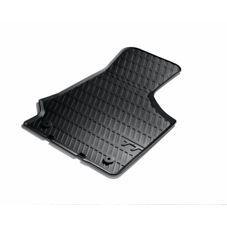 Tapis de sol en caoutchouc noir avant RHD - Pièces d'origine Audi 8J2061501 Tapis de sol en caoutchouc noir avant RHD - Pièces d'origine Audi 8J2061501