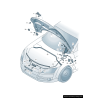 Charnière de capot avant droit coté passager - Pièces d'origine Audi 8J0823302H Charnière de capot avant droit coté passager - Pièces d'origine Audi 8J0823302H
