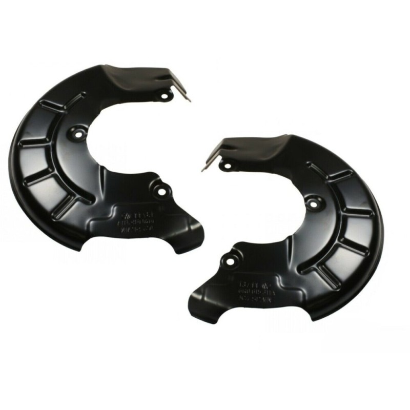 Plaque de protection de disque de frein avant gauche droite en paire - Pièces d'origine Audi 6R0615311A/6R0615312A