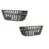 Grille de guide d'air de pare-chocs avant en chrome foncé - Ensemble de deux pièces d'origine Audi 8V3807681AEESM. Grille de guide d'air de pare-chocs avant en chrome foncé - Ensemble de deux pièces d'origine Audi 8V3807681AEESM.