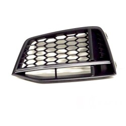 Grille de guide d'air de pare-chocs avant chromée gauche coté conducteur - Pièces d'origine Audi 8S0807681A3Q7