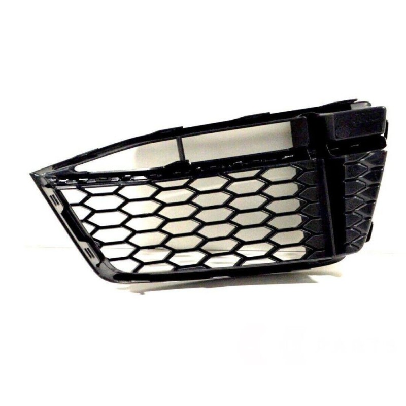 Grille de guide d'air de pare-chocs avant chromée gauche coté conducteur - Pièces d'origine Audi 8S0807681A3Q7