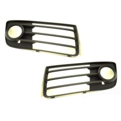 Pare-chocs avant avec grille de phare antibrouillard noire gauche droite - Ensemble de pièces d'origine Audi 8J0807681J3FZ/8J08