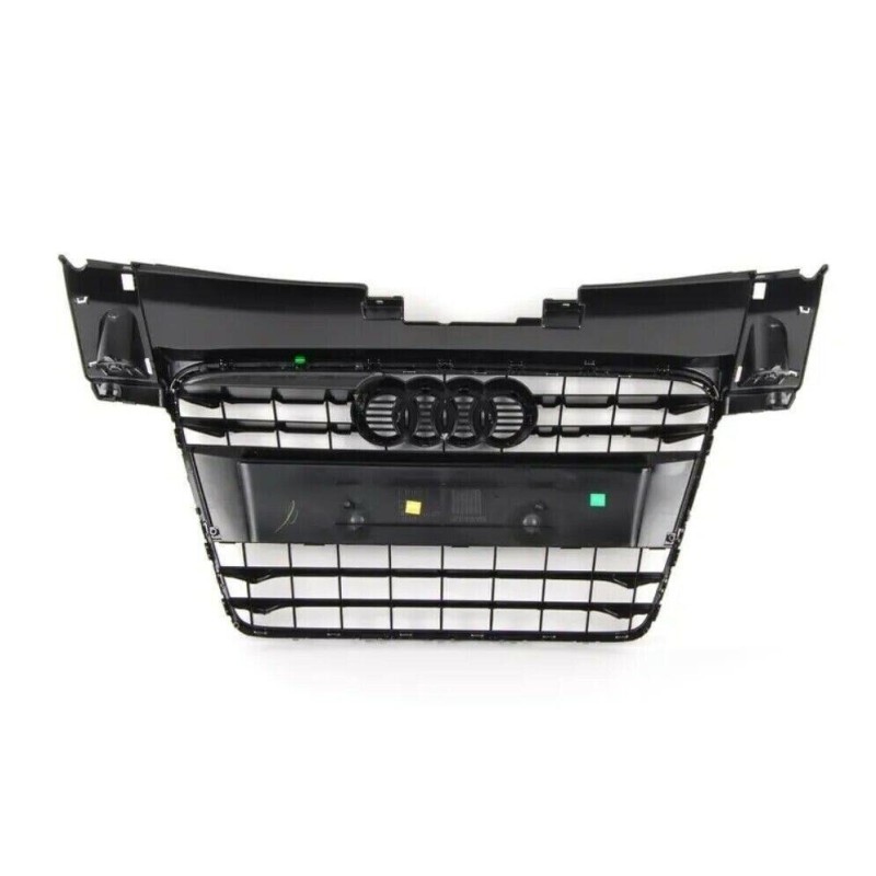 Calandre centrale brillante en noir brillant pour pare-chocs avant - Pièces d'origine Audi 8J0853651HT94