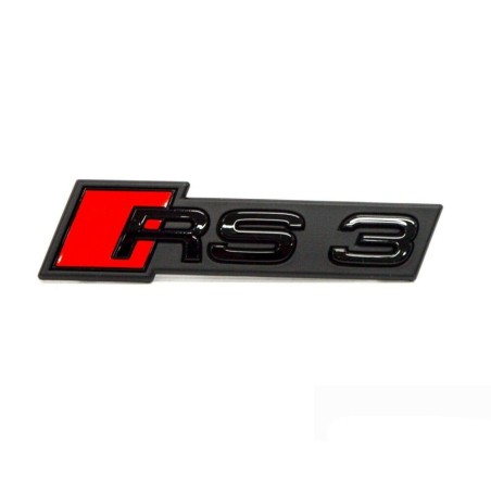 Grille centrale de pare-chocs avant avec emblème RS3 noir - Pièces d'origine Audi 8V5853736BT94