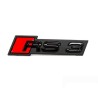 Grille centrale de pare-chocs avant avec emblème RS3 noir - Pièces d'origine Audi 8V5853736BT94 Grille centrale de pare-chocs avant avec emblème RS3 noir - Pièces d'origine Audi 8V5853736BT94