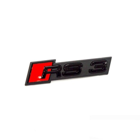 Grille centrale de pare-chocs avant avec emblème RS3 noir - Pièces d'origine Audi 8V5853736BT94