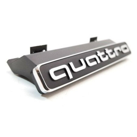 Grille centrale de pare-chocs avant avec emblème Quattro chromé - Pièces d'origine Audi 8W0853736B2ZZ Grille centrale de pare-chocs avant avec emblème Quattro chromé - Pièces d'origine Audi 8W0853736B2ZZ