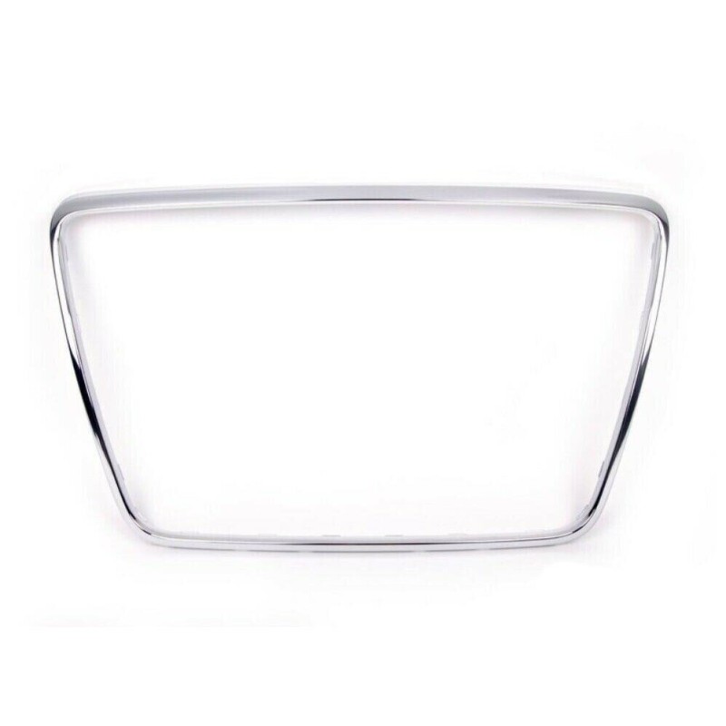 Grille centrale de pare-chocs avant avec cadre chromé - Pièces d'origine Audi 8P0807715A2ZZ