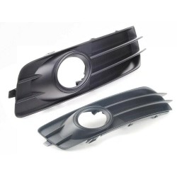 Feu de brouillard de pare-chocs avant, grille noire, paire gauche-droite - Pièces d'origine Audi 8P0807682FZDE/8P0807681MZDE