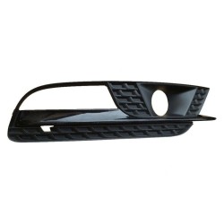 Grille de phare antibrouillard avant pour pare-chocs gauche coté conducteur noir satiné - Pièces d'origine Audi 8T0807682J01C