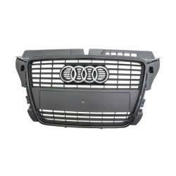 Grille de pare-chocs avant noir - Pièces d'origine Audi 8P0853651QVMZ