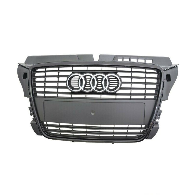 Grille de pare-chocs avant noir - Pièces d'origine Audi 8P0853651QVMZ