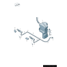 Ensemble de couvercles de lave-phare de pare-chocs avant gauche et droit - Pièces d'origine Audi 8U0955276EGRU / 8U0955275EGRU Ensemble de couvercles de lave-phare de pare-chocs avant gauche et droit - Pièces d'origine Audi 8U0955276EGRU / 8U0955275EGRU