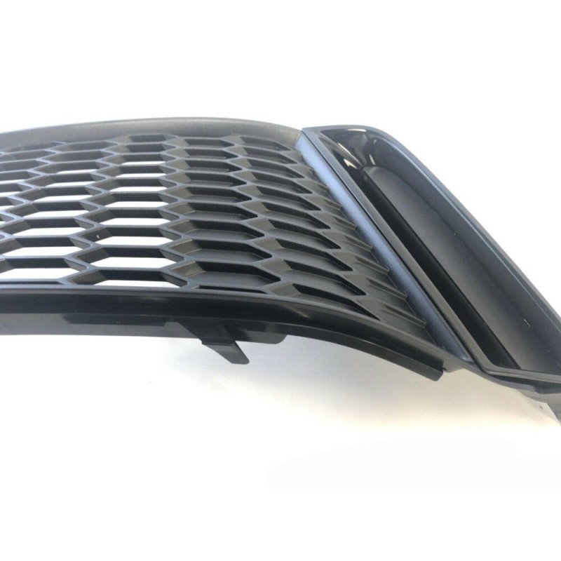 Grille de guide d'air avant gauche coté conducteur en noir brillant pour pare-chocs - Pièces d'origine Audi 8XA807647Y9B