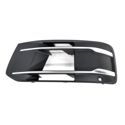 Bouclier avant inférieur Anthracite Grille chromée gauche coté conducteur Pièces d'origine Audi 4M0807681T4W3