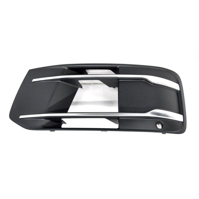 Bouclier avant inférieur Anthracite Grille chromée gauche coté conducteur Pièces d'origine Audi 4M0807681T4W3