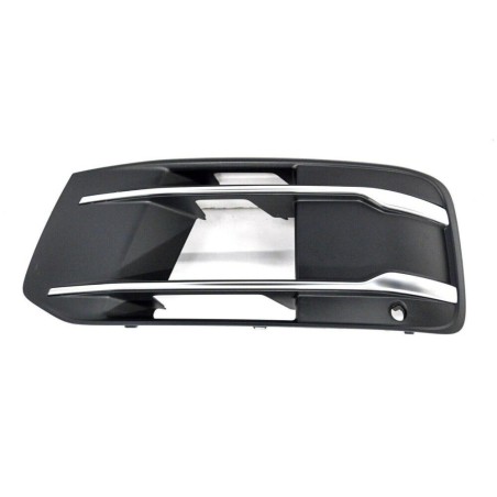 Bouclier avant inférieur Anthracite Grille chromée gauche coté conducteur Pièces d'origine Audi 4M0807681T4W3 Bouclier avant inférieur Anthracite Grille chromée gauche coté conducteur Pièces d'origine Audi 4M0807681T4W3