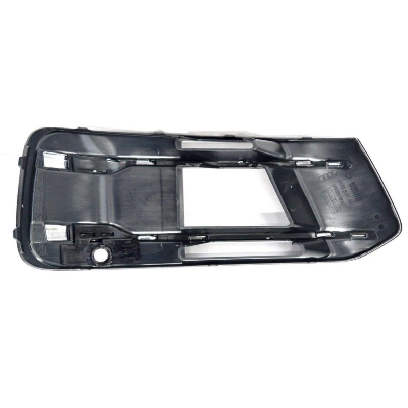 Bouclier avant inférieur Anthracite Grille chromée gauche coté conducteur Pièces d'origine Audi 4M0807681T4W3