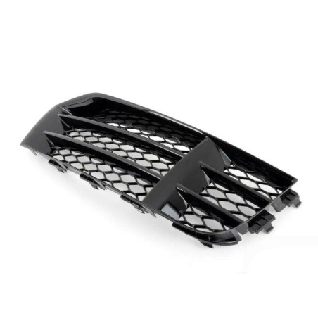 Ensemble de grille noire inférieure de pare-chocs avant gauche et droit - Pièces d'origine Audi 8T0807681FT94/8T0807682FT94 Ensemble de grille noire inférieure de pare-chocs avant gauche et droit - Pièces d'origine Audi 8T0807681FT94/8T0807682FT94