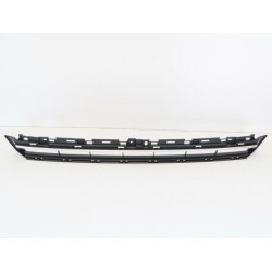 Grille inférieure centrale de pare-chocs avant en chrome foncé mat - Pièces d'origine Audi 8W6807683ARU6