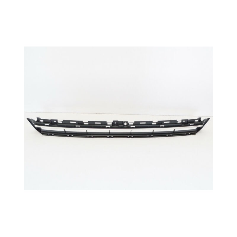 Grille inférieure centrale de pare-chocs avant en chrome foncé mat - Pièces d'origine Audi 8W6807683ARU6