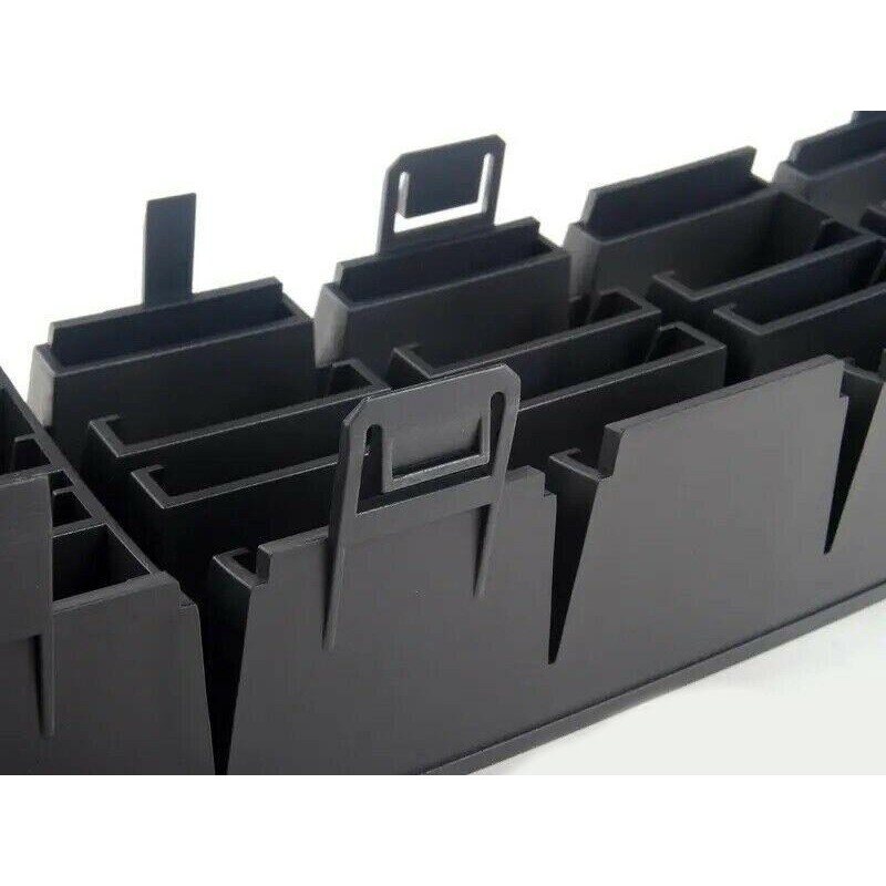 Grille centrale inférieure de pare-chocs avant noir - Pièces d'origine Audi 8N0807683D3FZ