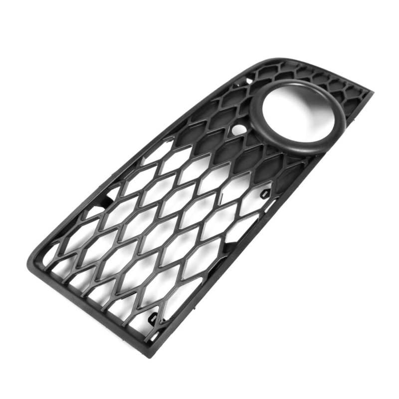 Grille inférieure de pare-chocs avant avec trou pour feu de brouillard côté droit coté passager - Pièces d'origine Audi 8E080768