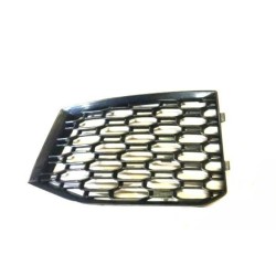 Grille d'aération inférieure avant gauche coté conducteur de pare-chocs avant noir - Pièces d'origine Audi 8W6807681PT94