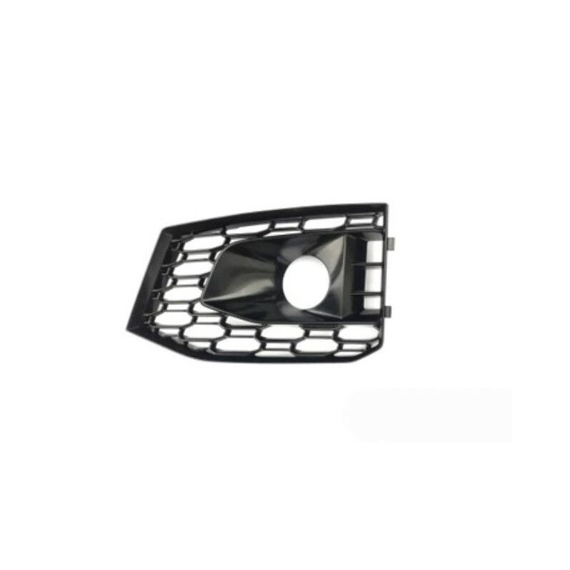 Grille d'air de refroidissement inférieure de pare-chocs avant noir gauche coté conducteur - Pièces d'origine Audi 8W6807681QT94