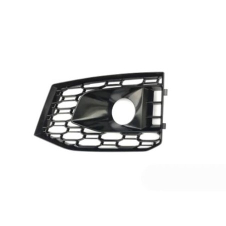 Grille d'air de refroidissement inférieure de pare-chocs avant noir gauche coté conducteur - Pièces d'origine Audi 8W6807681QT94 Grille d'air de refroidissement inférieure de pare-chocs avant noir gauche coté conducteur - Pièces d'origine Audi 8W6807681QT94