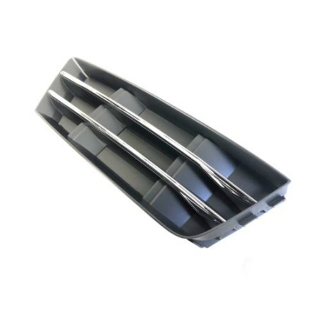 Grille de guide d'air inférieure droite avant avec pare-chocs chromé - Pièces d'origine Audi 8W0807682RRU6 Grille de guide d'air inférieure droite avant avec pare-chocs chromé - Pièces d'origine Audi 8W0807682RRU6