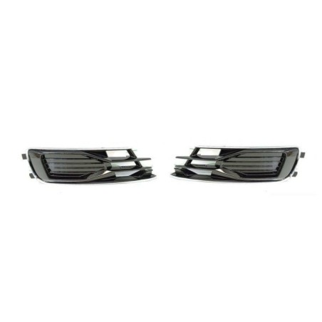 En français: Ensemble de grille de brouillard avant inférieur pare-chocs côté droit coté passager et côté gauche coté conducteur En français: Ensemble de grille de brouillard avant inférieur pare-chocs côté droit coté passager et côté gauche coté conducteur