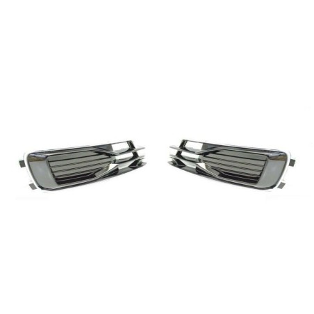 En français: Ensemble de grille de brouillard avant inférieur pare-chocs côté droit coté passager et côté gauche coté conducteur En français: Ensemble de grille de brouillard avant inférieur pare-chocs côté droit coté passager et côté gauche coté conducteur